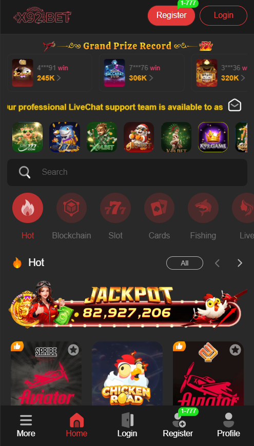 Download X 92 Game App in Pakistan and earn real money by playing games. Easy withdrawal via EasyPaisa, JazzCash, and bank transfer.