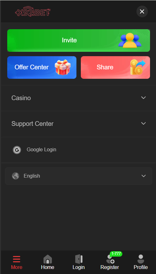 Download X 92 Game App in Pakistan and earn real money by playing games. Easy withdrawal via EasyPaisa, JazzCash, and bank transfer.
